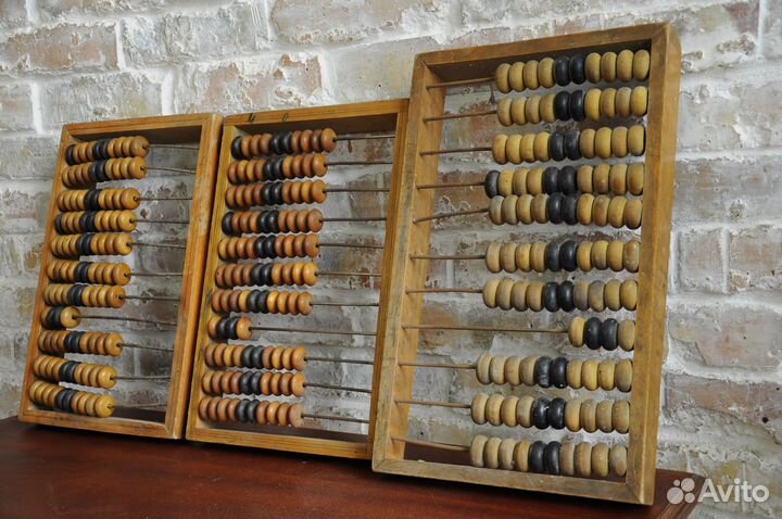 Счеты деревянные, ретро, советские