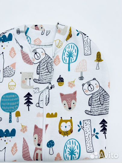 Пеленка-кокон на молнии, 0-3 месяца, 