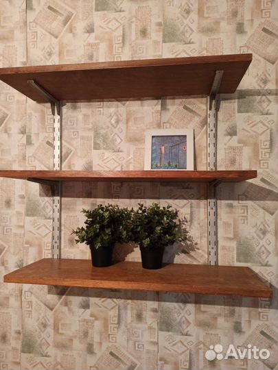 Полки настенные, открытые