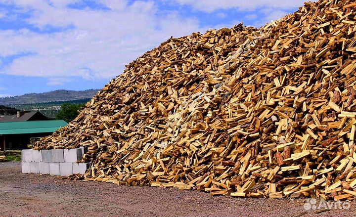 Дрова березовые нарубленные