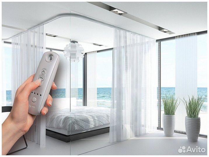 Раздвижные электрокарнизы