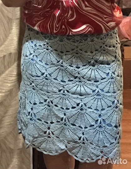 Вязаная юбка