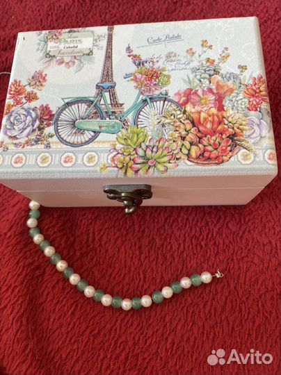 Шкатулка для украшений с зеркалом