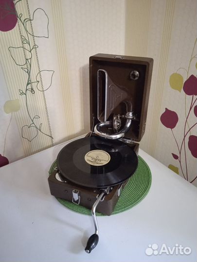 Мини патефон