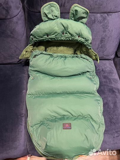 Меховой конверт в коляску