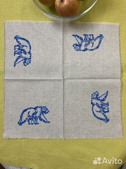 Подарки на 8 марта Столовое белье: 6 салфеток