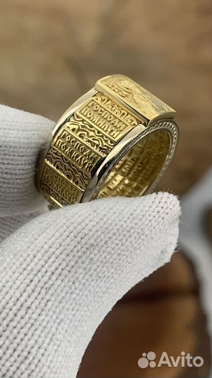 Мужская золотая печатка