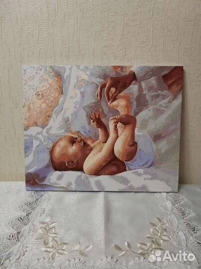 Картина акрилом на холсте