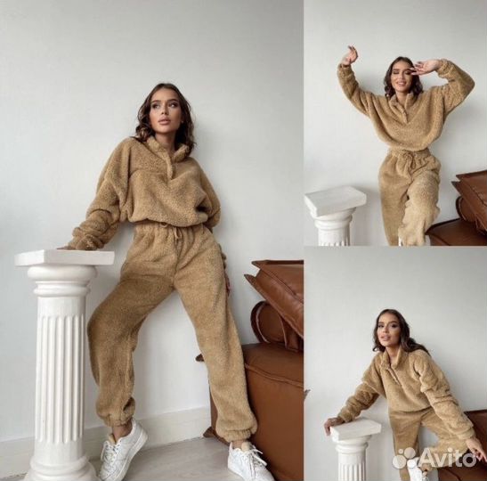 Плюшевый костюм женский