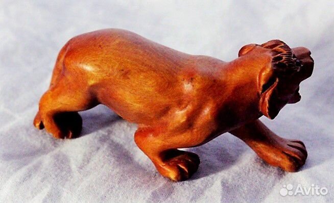 Статуэтка Тигр - Нэцкэ из Дерева Самшит ru144