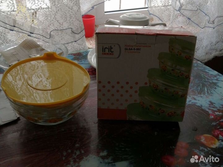 Набор салатников стекло