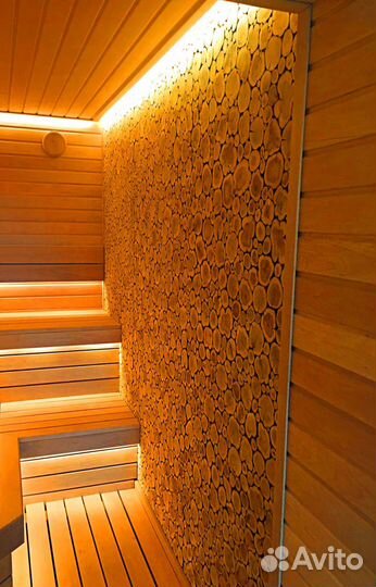 Панно из можжевельника