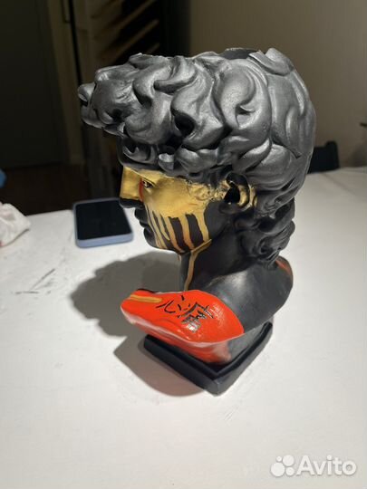 Мастер-класс роспись гипсовой головы Давида