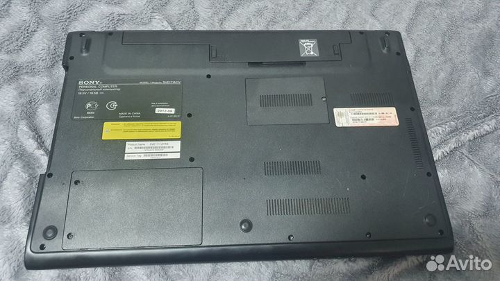Ноутбук sony vaio sve1711z1rb на запчасти
