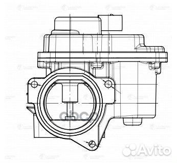 Клапан EGR (рециркуляции выхл. газов) VW Golf V