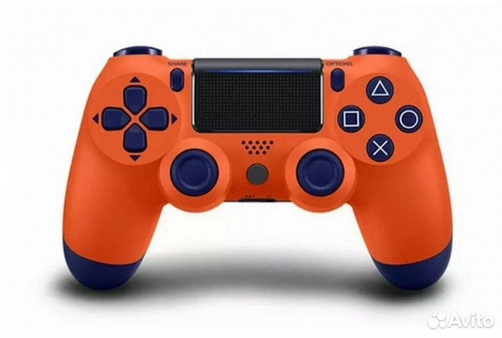 Джойстик PS4 DualShock беспроводной AA оранжевый