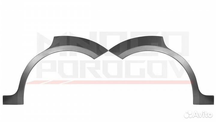 Арки кузовные (цинк, комплект) Mitsubishi Pajero/Montero 3