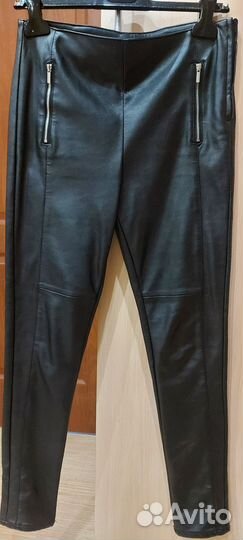 Кожаные лосины 42-44 р
