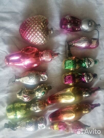 Елочные игрушки СССР