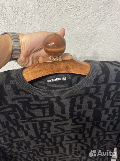 Dirk bikkembergs джемпер кашемир шелк шерсть ориг