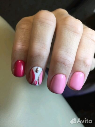 Педикюр с покрытием лаком
