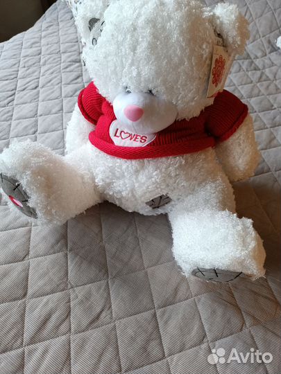Плюшевый мишка тедди новый с этикеткой