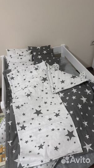 Бортики в кроватку + кокон