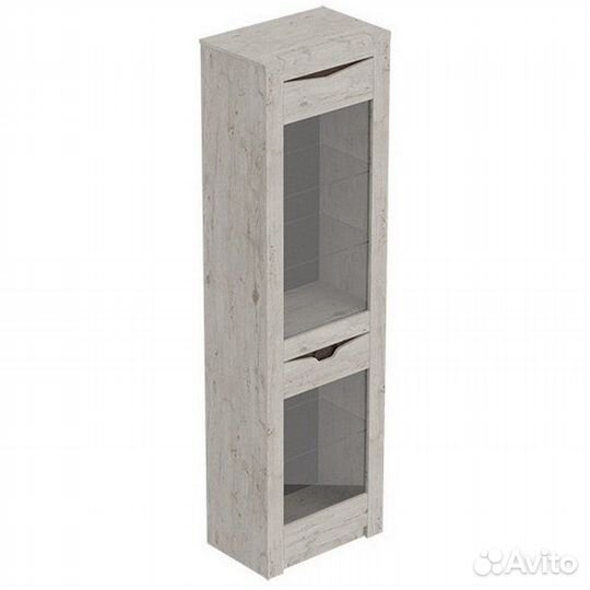 Витрина Соренто дуб бонифаций / кофе структурный м