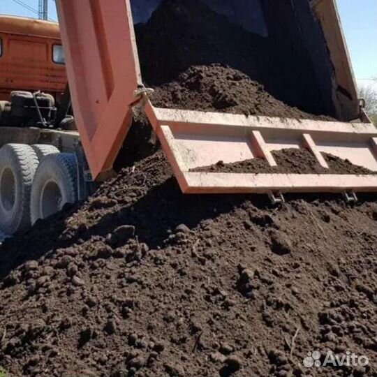 Чернозем Плодородный грунт просеянный