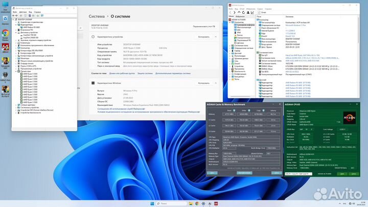 Современный игровой компьютер, Ryzen 5 5500 RX6600