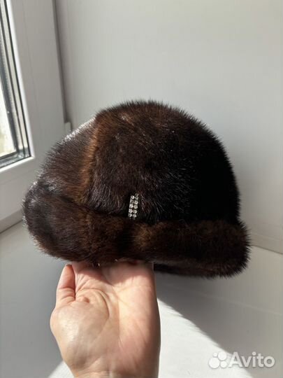 Шапка норковая женская