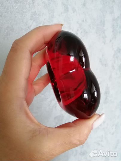 Стеклянные подсвечники 2 шт