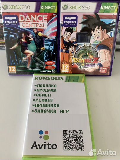 Игры на xbox 360 (kinect - лицензия)
