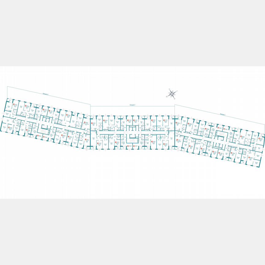 1-к. квартира, 39,2 м², 12/18 эт.