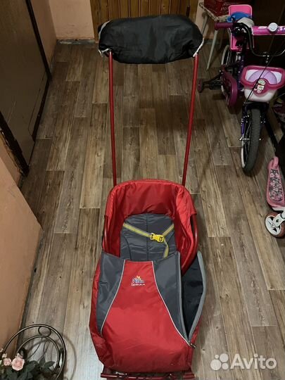 Санки с колесиками