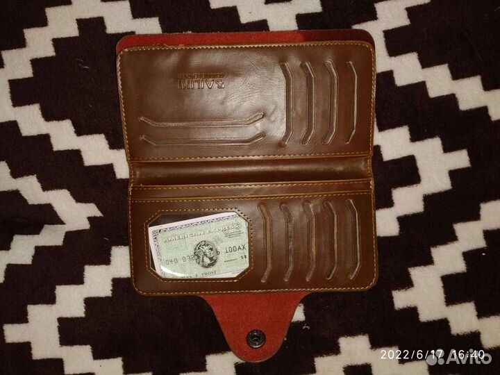 Кошелек мужской кожа