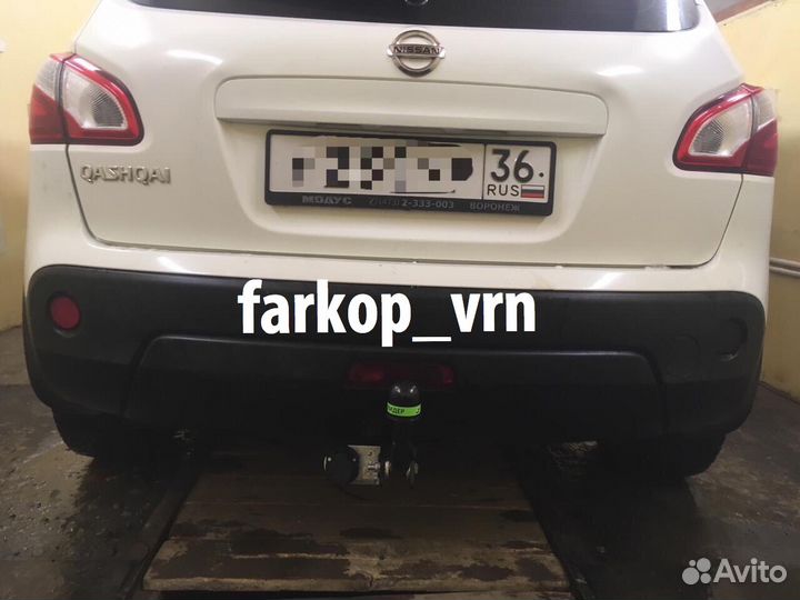 Фаркоп Лидер плюс N121-A на Nissan Qashqai