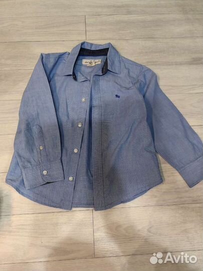 Рубашка школьная 116-122 Н&М