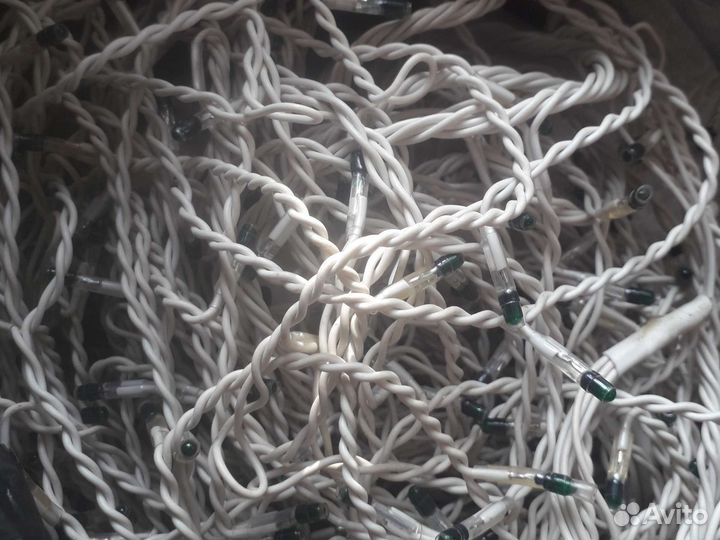 Гирлянда уличная штора