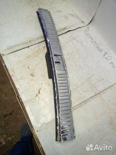 Накладка на бампер задняя Volkswagen Touareg 2