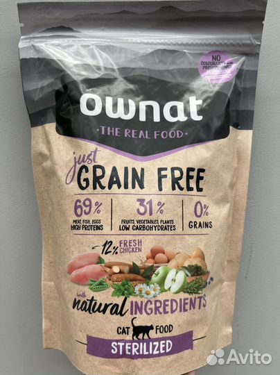 Корм для кошек Ownat