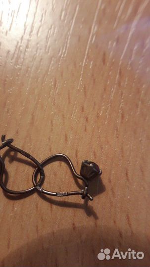 Серьги проба 875