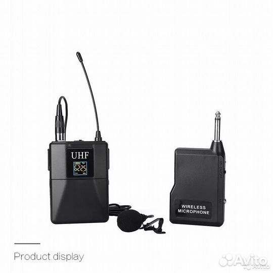 Беспроводной петличный микрофон UHF standart