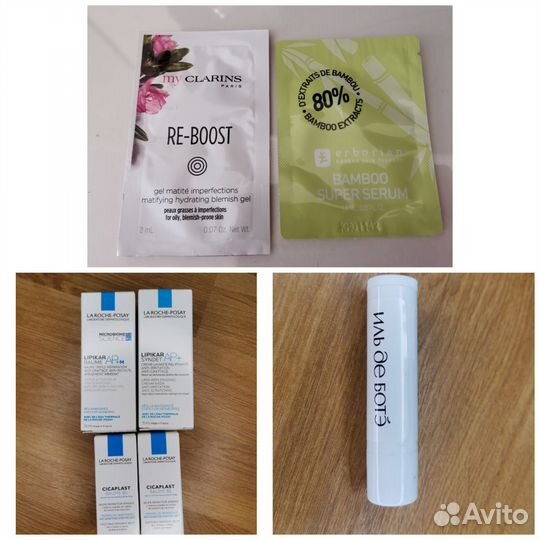 La roche Posay, cicaplast, erborian, clarins