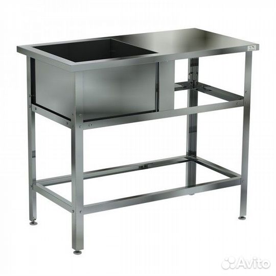 Мойка с рабочей поверхностью(нержавейка)