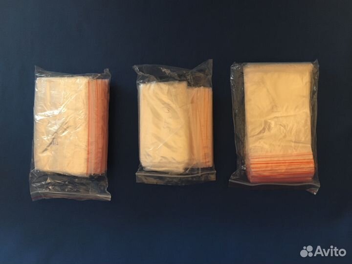 Гриппер (пакет с замком) разные размеры от 100 шт