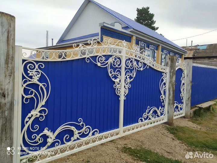 Ворота кованые