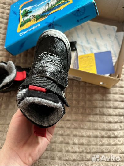 Утепленные ботинки котофей 22 размер