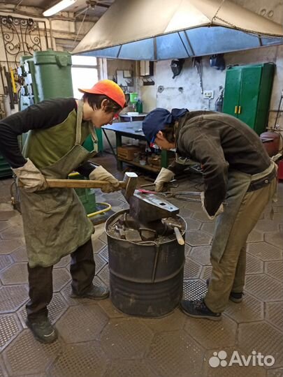Обучение кузнечному делу (подростки и взрослые)