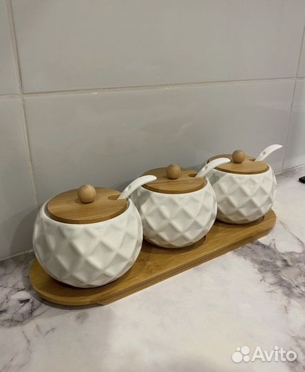 Набор сахарниц на подставке